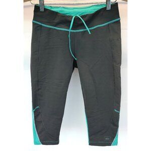 REI Women's Crop Legging Size Small Gray Teal